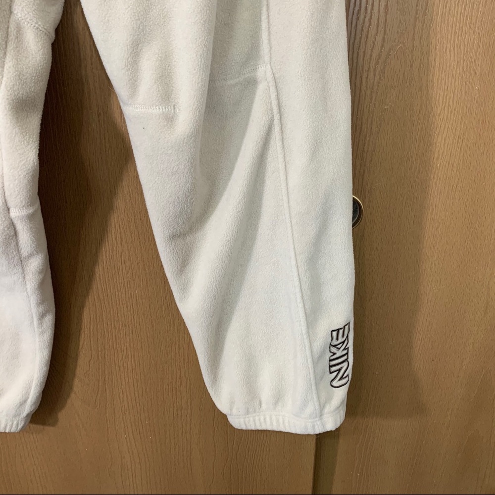 Nike Fleece Pants Sweatpants Check Swoosh SpellOut - Picture 2 of 9